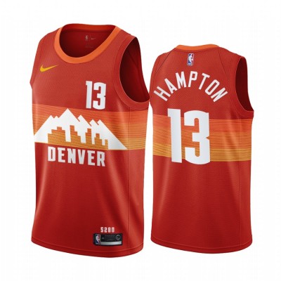 Nike Denver Nuggets #13 R.J. Hampton Red NBA Swingman 2020-21 City Edition Jersey Men's
